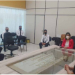 La titular de la Dirección de Tecnología de la Información y las Comunicaciones (TICS), Rosa Liz Chamorro, y miembros del Consejo de Administración de la Circunscripción Judicial de Canindeyú mantuvieron un encuentro.