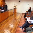 Aspecto de la instalación de la nueva comisión de trabajo.