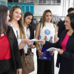 Los alumnos también recibieron trípticos informativos sobre el emprendimiento educativo de la Corte Suprema.
