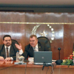 El presidente de la Asociación de Jueces del Paraguay (AJP), Delio Vera Navarro, realizó la apertura a la jornada
