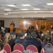 Los temas de la capacitación fueron desarrollados por el doctor Jorge Fernández Reyes, árbitro titular por la República Oriental del Uruguay; y el doctor Guillermo Michelson Irusta, árbitro titular por la República Argentina.