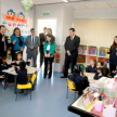 Ministro Santander Dans visitó el Espacio de Desarrollo Infantil (EDI) del Poder Judicial, donde compartió un momento institucional con los niños de la institución.