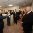 Las autoridades legislativas, municipales y judiciales realizaron un recorrido por la sede de los Juzgados de Primera Instancia, durante el cual conocieron las distintas dependencias y características del edificio.