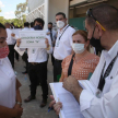 El ingreso fue ordenado y sin ningún inconveniente, donde cada postulante recibió las indicaciones necesarias previas al ingreso al predio.