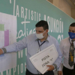 Los postulantes son acompañados hasta ocupar el lugar donde se les suministrará la hoja de examen.