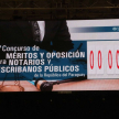El cronómetro que servía de referencia para los postulantes sobre el tiempo que restaba para la culminación del concurso.