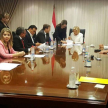 La reunión contó con la presencia de los ministros de la Corte Suprema de Justicia