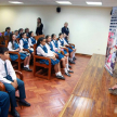 La defensora de la Niñez y de la Adolescencia, abg. Bettina Ovando, brindó una charla en la Sala de Conferencias.