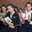 Los jóvenes, además de participar de una amena charla con sus autoridades pudieron recibir informaciones sobre temas que conciernen al ámbito judicial.