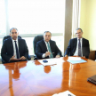 Participaron Rodolfo Heyn, director general de Auditoría Jurisdiccional; Alberto Martínez Franco, titular de Planificación y Desarrollo; y Juan José Martínez, encargado del Departamento de Administración de Fueros.