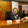 El doctor Roberto Caldas, presidente de la Corte Iberoamericana de Derechos Humanos, expuso sobre los estándares jurídicos en relación a la libertad de expresión.