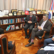 Durante el encuentro dialogaron sobre los desafíos vinculados al fortalecimiento y la modernización de la justicia civil en Paraguay.