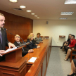 Se llevó a cabo en la Sala de Conferencias del Palacio de Justicia.