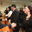 También asistieron autoridades y familiares de los magistrados.