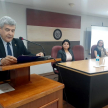La jornada tuvo su apertura con las palabras de bienvenida del presidente de esta Circunscripción Judicial, abogado Alberto Godoy Vera.