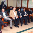 La conferencia de prensa se realizó en la sede de la ARP.