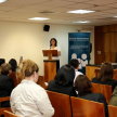 La doctora María Victoria Cardozo expresó sus agradecimientos a todos los participantes.