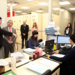 El especialista recorrió y conversó con los funcionarios.