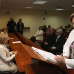 Los magistrados que juraron ante la máxima instancia judicial de desempeñar con honestidad y fidelidad.