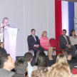 La titular de la cartera de Justicia, Carla Bacigalupo, fue la encargada de presentar la marca.