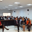 Jueces y juezas de toda la República participando de la jornada académica, desarrollando en la Circunscripción Judicial de Concecpión.