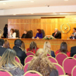 El abogado Mario Elizeche, director de Auditoría de la máxima instancia judicial, quien expuso en la ocasión los resultados sobre los trabajos de auditorías.