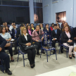 La jueza María Nunilda González dirigiéndose a los presentes.