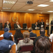 El padre reverendo Pascual Kinoti brindó unas breves palabras al público presente.