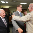 El presidente de la Corte, Luis María Benítez Riera. Igualmente, congratuló a los abogados que desde la fecha se desempeñarán en las mencionadas funciones.