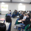 Alumnos participaron de una charla brindada por la jueza de la Niñez y Adolescencia doctora Bettina Ovando.