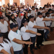 Juramento de los nuevos voluntarios de Justicia.