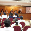 El encuentro tuvo lugar en el Salón Auditorio del Palacio de Justicia de Asunción.