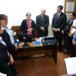 Los alumnos recorrieron varias dependencias del Poder Judicial.