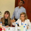 La actividad era con el objetivo de coordinar acciones para optimizar el servicio de justicia.