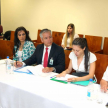 La actividad se desarrolló en la Sala de Conferencias del octavo piso de la torre norte del Palacio de Justicia de Asunción.