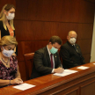 El acto se realizó este lunes en la Sala de Conferencias de la Corte Suprema de Justicia con estrictas normas sanitarias.