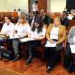 La capacitación se desarrolla en la Sala de Conferencias del octavo piso del Palacio de Justicia.