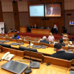 Durante su ponencia, el titular de la Corte explicó las inversiones previstas para el próximo año.