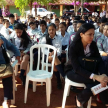 Los docentes interactuaron con las autoridades locales.