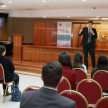 Posteriormente los estudiantes dialogaron con el juez Penal de la Adolescencia doctor Camilo Torres.