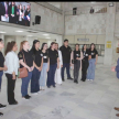 Colaboradores del Departamento de Educación en Justicia de la Corte Suprema de Justicia estuvieron a cargo de guiar a los alumnos visitantes.