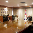 En la sala del Pleno, se llevó a cabo la firma del Convenio de Cooperación Interinstitucional entre la Corte Suprema de Justicia de Paraguay (CSJ) y el Centro de Estudios Judiciales (CEJ).