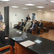 La actividad comenzó con un encuentro académico con la secretaria de la Sala Civil y Comercial, abogada Rita Monges Dos Santos, quien expuso primeramente sobre las competencias de dicha Sala.