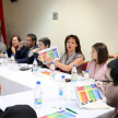 Fátima Andrada, responsable técnico de Usaid/Ceamso, exponiendo los logros obtenidos y los objetivos pendientes.
