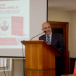 El momento central del evento contó con las palabras del profesor doctor Carlos Gustavo González Morel, decano de la Facultad de Derecho y Ciencias Sociales de la UNA, coautor del libro.