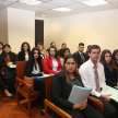 Los alumnos que realizarán las pasantías en tribunales