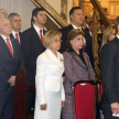 Las ministras Alicia Pucheta de Correa y Gladys Bareiro de Módica en la celebración del tedeum.