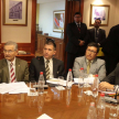 Esta reunión tuvo lugar en la sala del pleno de la Corte Suprema de Justicia.