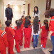 Los alumnos del preescolar visitaron varias dependencias en compañía de su maestra y padres de familia.