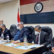 Asistió además, el presidente y el vicepresidente de la Orden de Abogados del Noveno Departamento, Vicente Osorio y Elías Ayala, respectivamente, actuarios judiciales y profesionales del foro, entre otros.